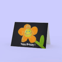 smiling flower cards by cardart smiling flower cards