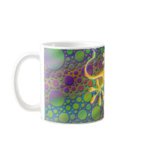 Smiling Gecko - coloured dots Mug