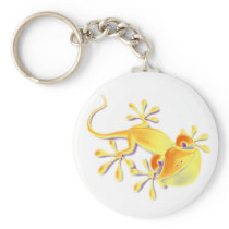 Smiling Gecko | make your own background Key Chain