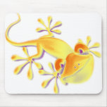 Smiling Gecko | make your own background Mouse Pads