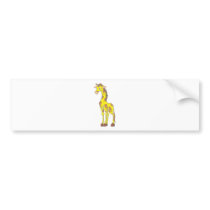 Smiling Giraffe bumper stickers