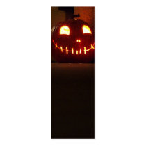 Smiling Halloween Jack-o-Lantern Business Cards