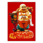 Smiling Happiness Buddha Greeting Cards