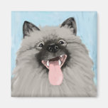 Smiling Keeshond Magnets