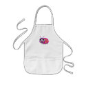 Smiling Ladybug on Children's Apron