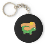 smiling lizard key chains