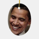 SMILING,MR. PRESIDENT OBAMA ornament