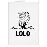 Smiling New Lolo T-shirts and Gifts Greeting Card