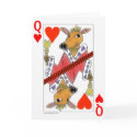 Smiling Ox Queen of Hearts Valentine Card by rclord Smiling Ox Queen of Hearts Valentine Card
