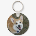 Smiling Pembroke Welsh Corgi keychains by pembrokewcorgi Smiling Pembroke Welsh Corgi keychains
