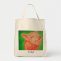 Smiling Pig Bag