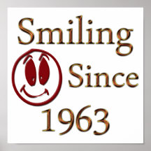 Smiling Poster