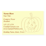Smiling Pumpkin. Business Card