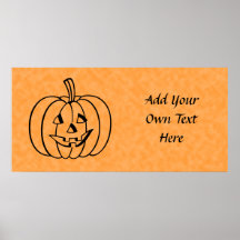 Smiling Pumpkin. Posters