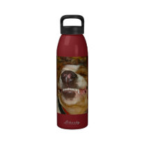 Smiling pup water Bottle water bottles