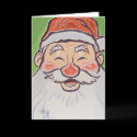 Smiling Santa karten