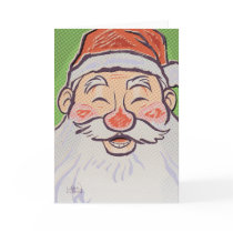 Smiling Santa cards
