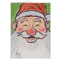 Smiling Santa cards
