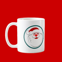 Smiling Santa mugs