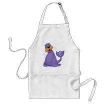 Smiling Sea Lion Apron by anwarart Smiling Sea Lion Apron