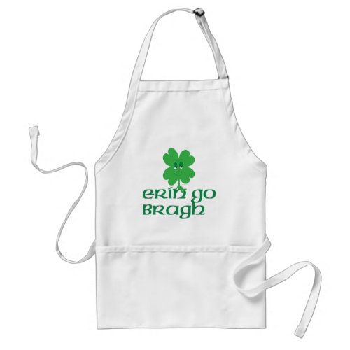 Smiling Shamrock apron