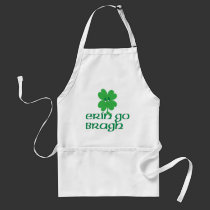 Smiling Shamrock aprons