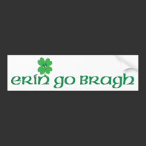 Smiling Shamrock bumper stickers