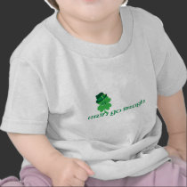 Smiling Shamrock in Hat t-shirts