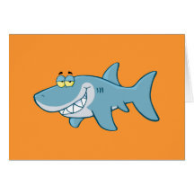 Smiling Shark Greeting Card