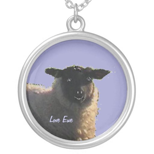 Smiling Sheep Necklace