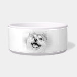 Smiling Shiba Inu dog Dog Bowls