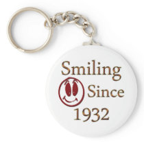 Smiling Since 1932 Key Chain
