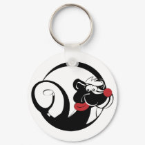 Smiling Skunk keychains
