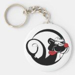 Smiling Skunk Keychain