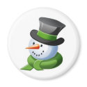 Smiling Snowman magnets