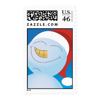 Smiling Snowman stamp