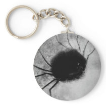 Smiling Spider by Odilon Redon Key Chain