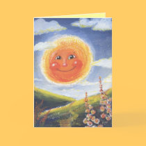 smiling sun cards