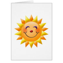 Smiling Sun Greeting Cards