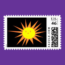 Smiling Sun Postage postage