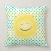 Smiling Sunshine: Pillow throwpillow