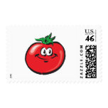 smiling tomato face stamp