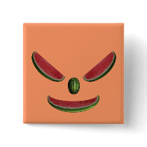 Smiling Watermelon Face Pins