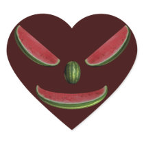 Smiling Watermelon Face Stickers
