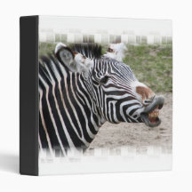 Smiling Zebra Binder