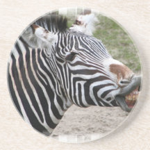 Smiling Zebra Coaster