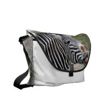 Smiling Zebra  Messenger Bag