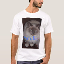 Smilla the Birman Cat t-shirts