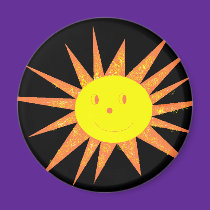 Smilling Sun magnet magnets