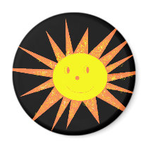 Smilling Sun magnet